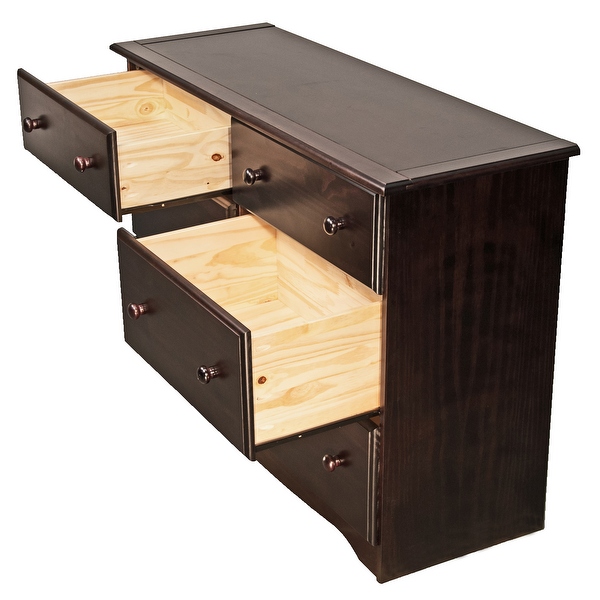 100 solid store wood dresser